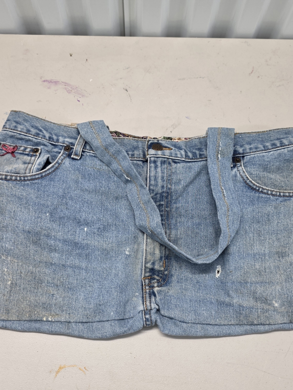 Handmade Jeans Purse Faded Glory